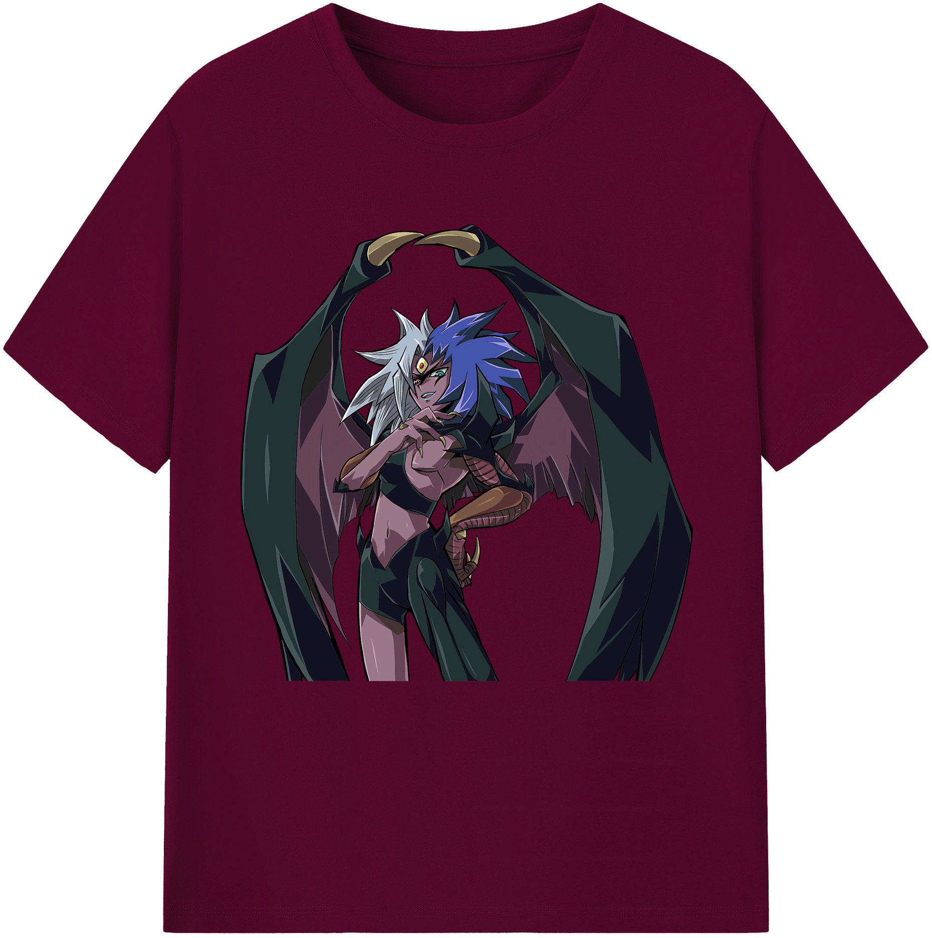（画像用） 遊☆戯☆王 Yu-Gi-Oh! レディースカジュアルプリントTシャツ（綿100％）